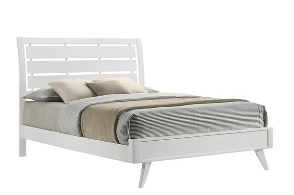 Bedroom Set 5PC Wood Finish Crystal Handwear EB-MIA