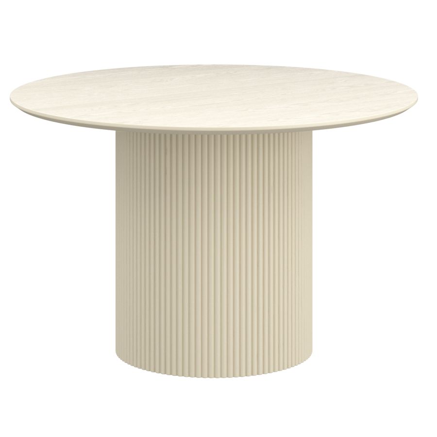 EG-Tovas /Amara 5pc Dining Set - Ivory Table with Beige Chair