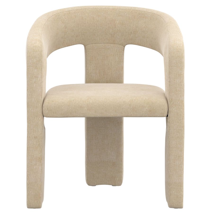 EG-Tovas /Amara 5pc Dining Set - Ivory Table with Beige Chair