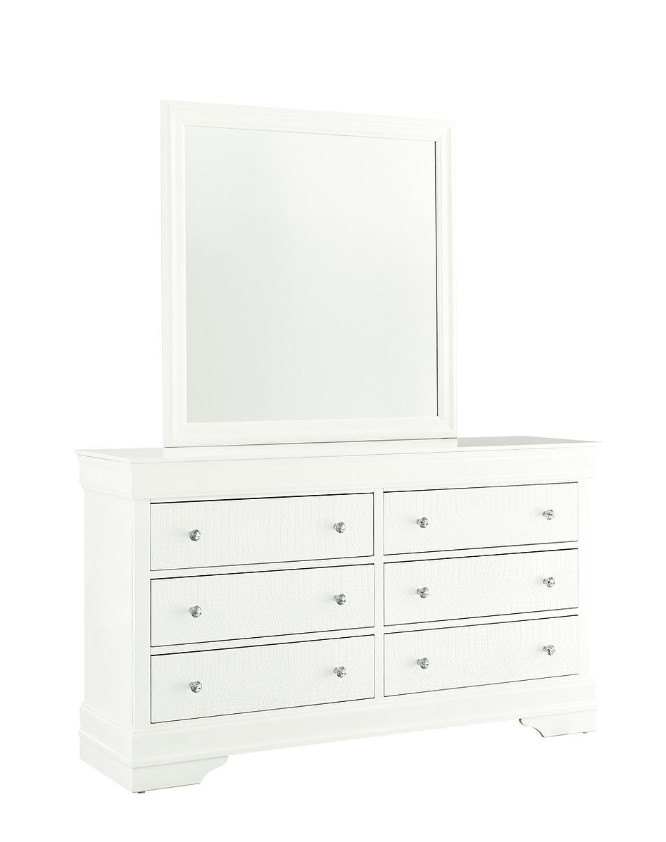 Pompei Bedroom SET 5PC LED Headboard Wood Finish EB-Pompei