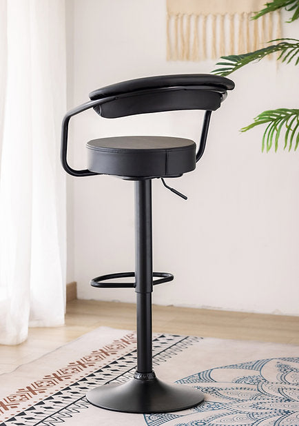 Bar Stool Adjustable Hight Hydraulic/Gas Lift Leather/PU EBA-7560