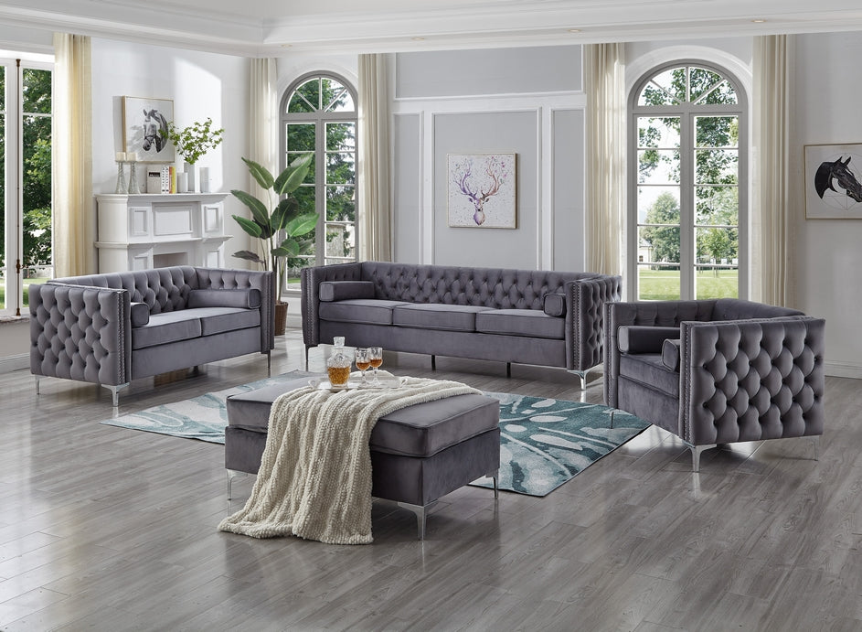 Sofa Set 3PC Sofa Love Seat Chair Living Room Set ESS-8006 – Eagle Furniture