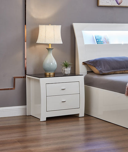 Bedroom Set 5PC High Gloss With Underbed Storage EB-BARCELONA