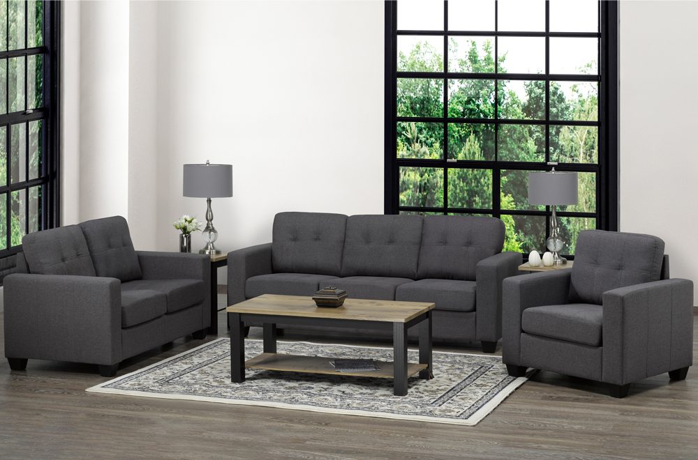 Sofa Set 3PC Sofa Love Seat And Chair ESS-1173