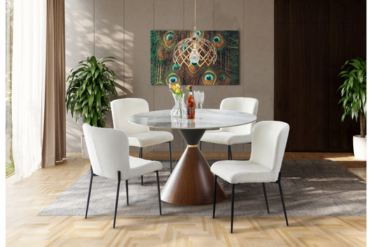 EG-M 3696 Round Dining Table with Sintered Stone Top