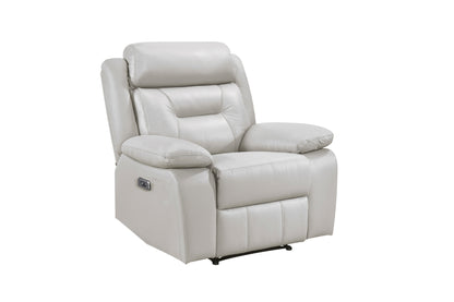 3-Piece Set Silver Power Reclining