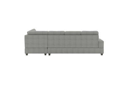 3-Piece Reversible Sectional with Drop-Down Cup Holders and Storage Ottoman