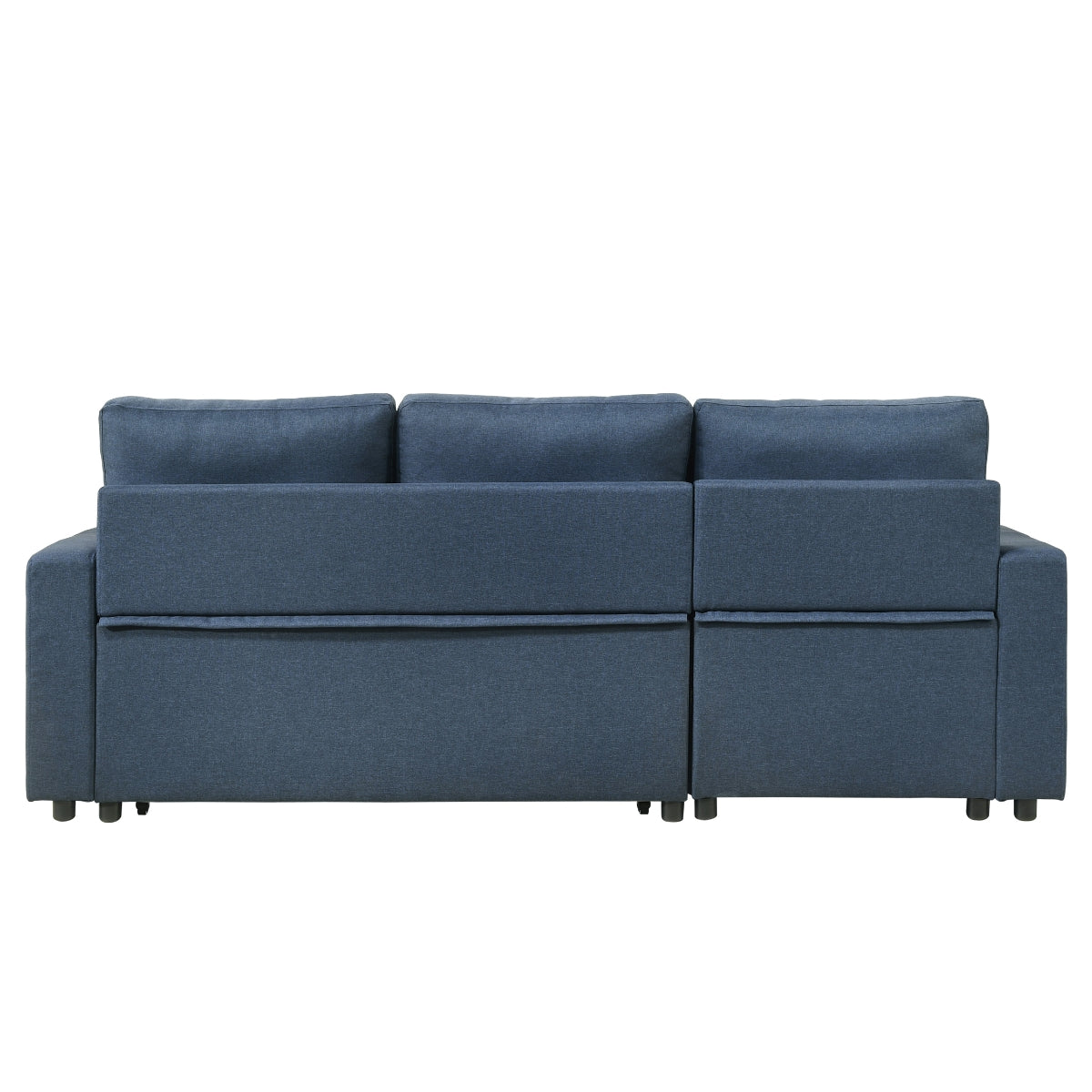 Blue 2-Piece Sectional with Pull-out Sleeper