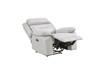 3-Piece Set Silver Power Reclining