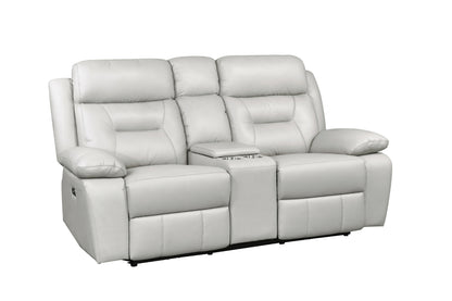 3-Piece Set Silver Power Reclining