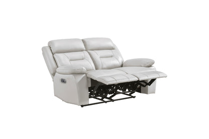 3-Piece Set Silver Power Reclining