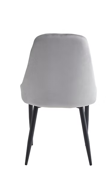 Dining Chair EC 1531 Black Metal Legs Velvet Material