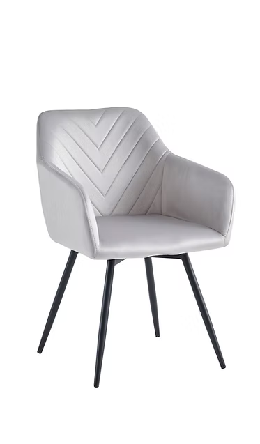 Dining Chair EC 1551 Metal Leg Velvet Material