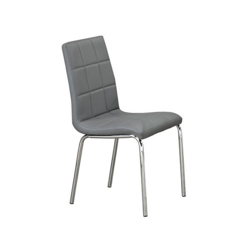 Dining Chair Leather/PU with Chrome Legs EC-1760 Chair