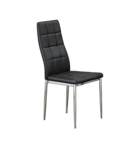 Dining Chair Leather/PU Chrome Legs EC-1770