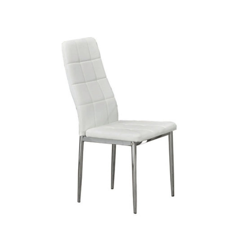 Dining Chair Leather/PU Chrome Legs EC-1770