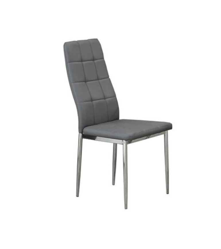 Dining Chair Leather/PU Chrome Legs EC-1770