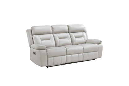 3-Piece Set Silver Power Reclining