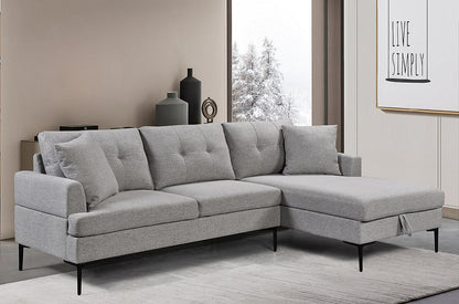 Sofa Sectional 2Pc With PULL-UP Storage Chaise ESS-9060