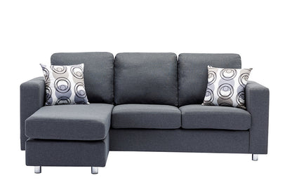 Sofa Sectional 2Pc Left or Right Facing Chaise ES-9325