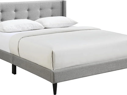 Transit Lux Wingback Platform Bed