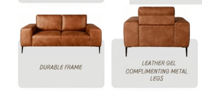 Sofa Set 3PC Sofa Love Seat Chair Living Room Set ESS-Shonda