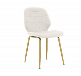 Dining Chair Linen with Gold Metal Legs EC-3223