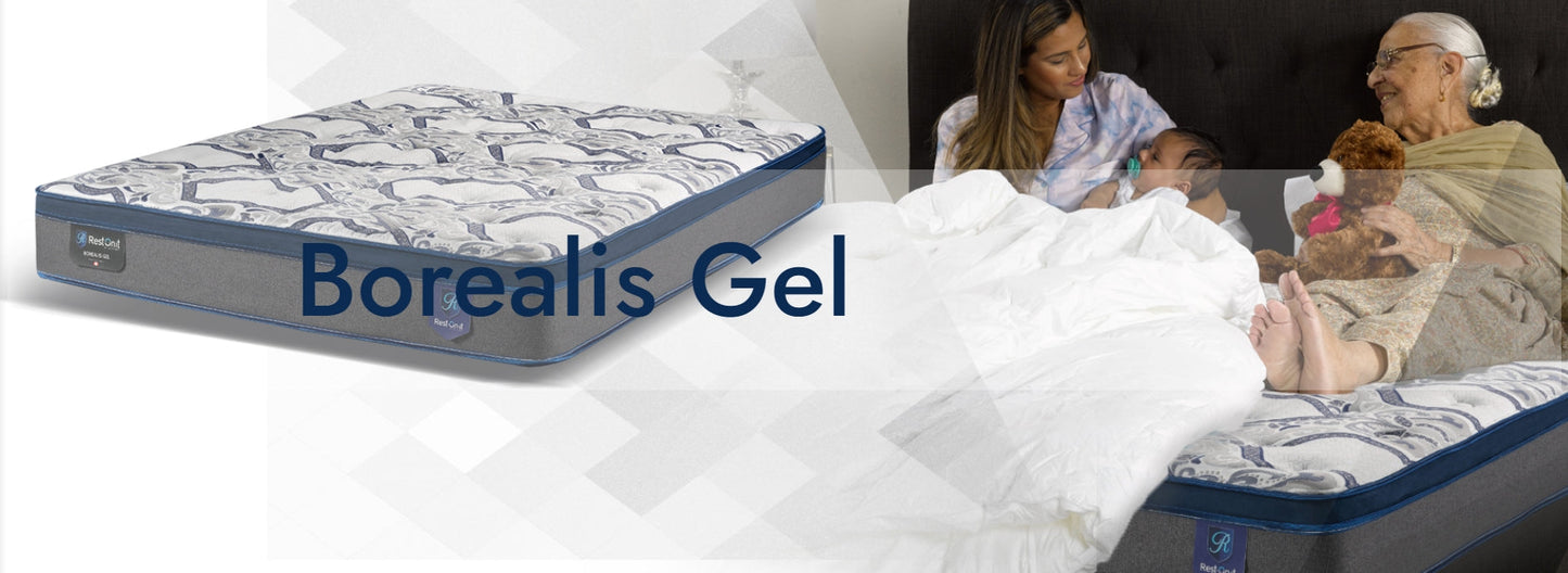 Borealis Gel 8” Foam Tight Top Mattress Made In Canada