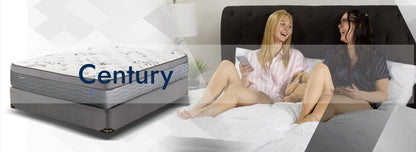 Century 12” Foam Euro Top Premium Organic Cotton Mattress Made In Canada