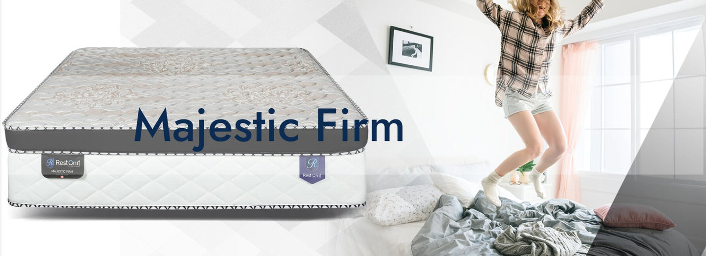 Majestic Firm 14” Pillow Top Ultra Soft Pocket Coil Mattress by Rest On It Canada