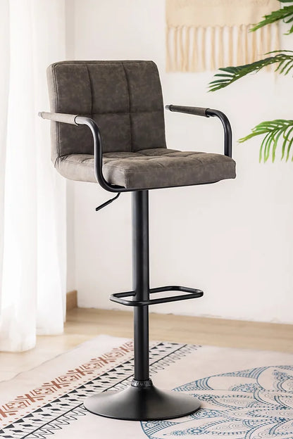 Bar Stool Adjustable Hight Hydraulic/Gas Lift Leather/PU EBA-7705