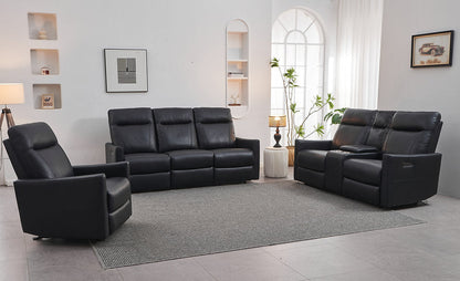 Recliner 3 Piece Power Sofa/Love Seat/Chair Leather Match - Living Room Set ERC-8005