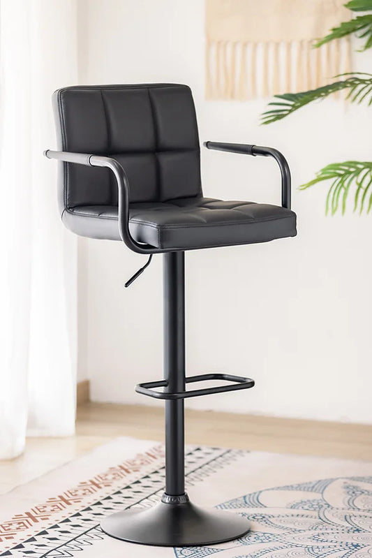 Bar Stool Adjustable Hight Hydraulic/Gas Lift Leather/PU EBA-7705