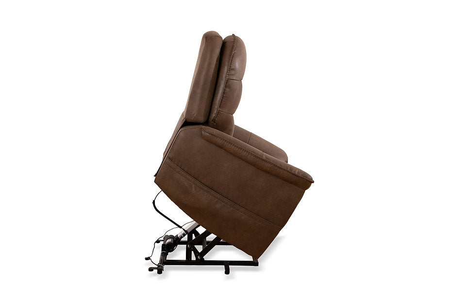 Soft Leather/PU Lift Assist Power Recliner Chair ELC-6365