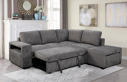 Sectional Sofa Bed with Reversable Chaise With PULL-OUT BED