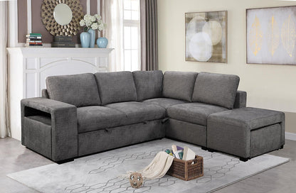 Sectional Sofa Bed with Reversable Chaise With PULL-OUT BED