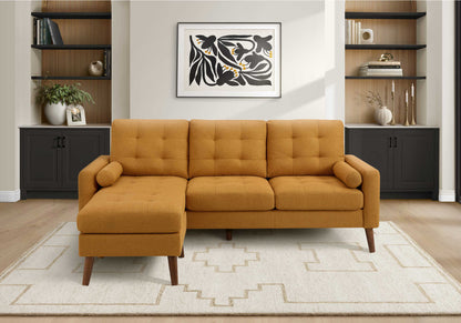 SOFA SECTIONAL - LOUNGER - L/R FACING WITH 2 PILLOWS