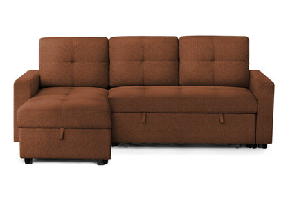 Sectional Sofa Bed With Left or Right Facing Chaise with Storage